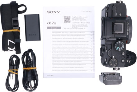 Sony Tweedehands Sony A7 III Body CM5367 Zwart