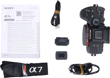 Sony Tweedehands Sony A7 III Body CM5564 Zwart
