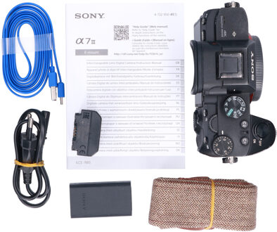 Sony Tweedehands Sony A7 III Body CM6246 Zwart