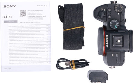 Sony Tweedehands Sony A7 III Body CM6518 Zwart