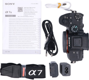 Sony Tweedehands Sony A7 III Body CM6582 Zwart