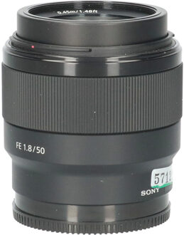 Sony Tweedehands Sony FE 50mm f/1.8 CM5712 Zwart