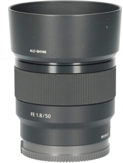 Sony Tweedehands Sony FE 50mm f/1.8 CM6014 Zwart