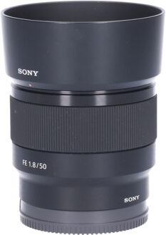 Sony Tweedehands Sony FE 50mm f/1.8 CM7862 Zwart
