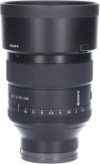 Sony Tweedehands Sony FE 85mm f/1.4 GM CM1097 Zwart