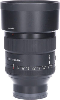 Sony Tweedehands Sony FE 85mm f/1.4 GM CM3911 Zwart