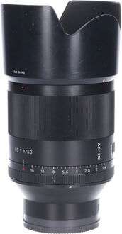 Sony Tweedehands Sony Planar T* FE 50mm f/1.4 ZA CM1649 Zwart