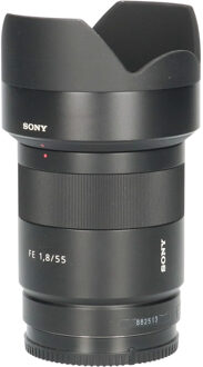 Sony Tweedehands Sony Sonnar T* FE 55mm f/1.8 ZA CM4832 Zwart