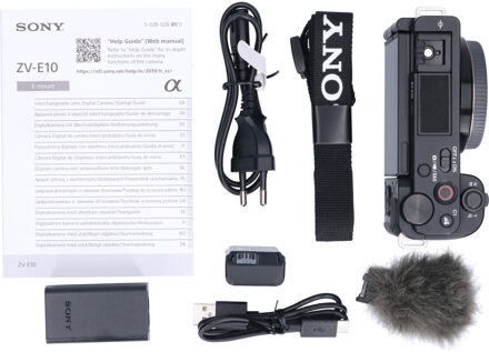 Sony Tweedehands Sony ZV-E10 Body CM3254
