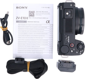 Sony Tweedehands Sony ZV-E10 II Body CM6086