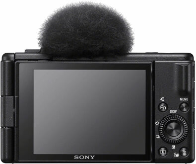 Sony Vlogcamera - ZV-1F - Compactcamera + Windscherm Zwart