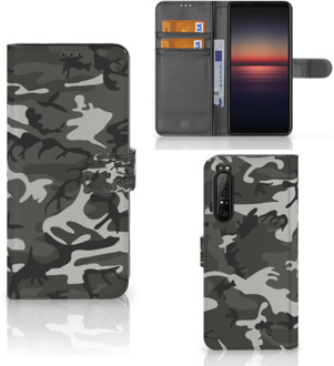 Sony Xperia 1 II Telefoon Hoesje Cadeau voor hem Army Light