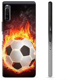 Sony Xperia L4 TPU-hoesje - Football Flame