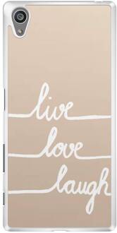 Sony Xperia Z5 hoesje - Live, love, laugh