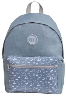 Soo cool - rugzak blauw, 40 x 30 x 18 cm