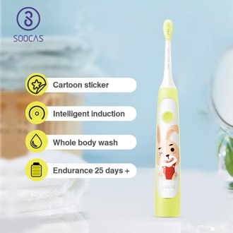 SOOCAS C1 Electric Toothbrush Children SOOCARE Toothbrush Electric Sonic Automatic Smart Ultrasonic Rechargeable Tooth Brush