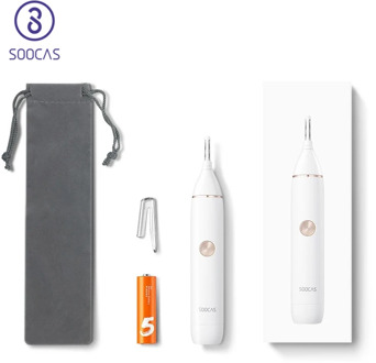 SOOCAS Electric Nose Hair Trimmer Automatic Mini N1 Portable Ear Nose Hair Shaver Clipper Waterproof Safe Cleaner Men Trimmers