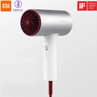 SOOCAS H3S Negative Ion Hair Dryer 1800W Professional Blow Dryer Aluminum Alloy Powerful Electric Dryer EU Plug