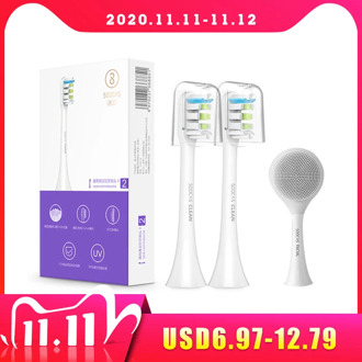 SOOCAS Replament Toothbrush Head and Facial Cleansing Brush Head for Xiaomi Soocas X1 X3 X3U X5 Sonic Electric Toothbrush