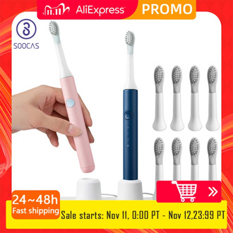 SOOCAS Sonic Electric Toothbrush PINJING EX3 Waterproof Inductive Charging Clean Ultrasonic Smart Toothbrush Child Gifts