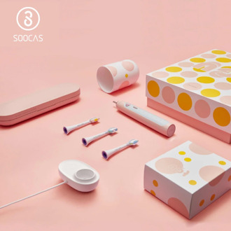 SOOCAS X5 Electric Toothbrush Ultrasonic Toothbrush Upgraded Adult Rechargeable 12 Clean Modes With Brush head Wireless Charging