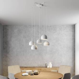 Sool hanglamp, wit, 5-lamps