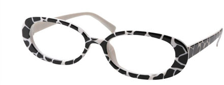 Soolala Leuke Ovale Optische Glazen Frame Vrouwen Eyewear Prescription Brillen Frame Clear Lens Bijziendheid Bril zwart luipaard