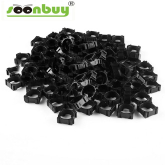soonbuy 100pcs 18650 Battery Cell Holder Safety Spacer Radiating Shell Mayitr Storage Bracket Suitable For 1x18650 Battery