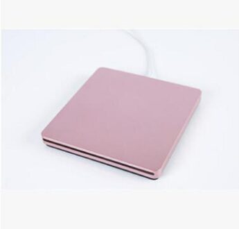 Soonhua Usb 2.0 Draagbare Externe Vcd CD-RW Lezen En Schrijver Cd Dvd Rom Reader Speler Drive Voor Imac Macbook Air pro Laptop Pc roze