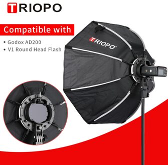 Soonpho Paraplu Softbox Softbox Voor Godox AD200 V1 Speedlite Flash Light Fotografie Studio Accessoires