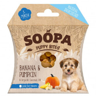 Soopa Bites Puppysnack met banaan & pompoen 50 g