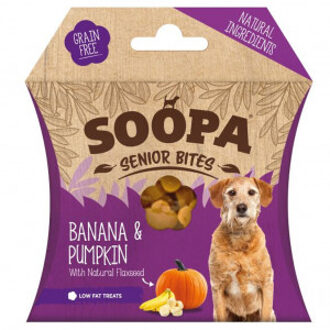 Soopa Bites Senior met pompoen & banaan hondensnack Per 5