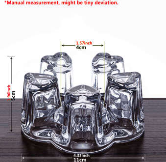 Soorten Creatieve Thee Pot Warmers Kachels Foundation Voor Theepotten Werken W/Theelichtje 2 kristal Warmer