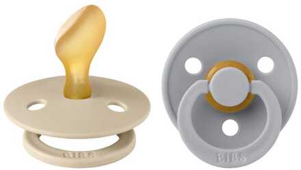 Soother Colour Anatomische speen Cloud & Vanilla 6-18 maanden, 2 stuks Kleurrijk