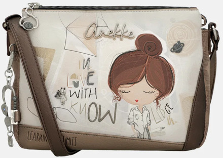 Sophia crossbody tas multi Taupe