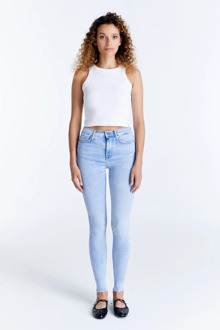 Sophia dames skinny jeans aqua blue Blauw - 27-30