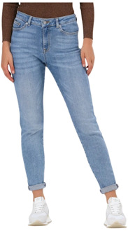 Sophia mid waist skinny cropped jeans Indigo - W26/L32