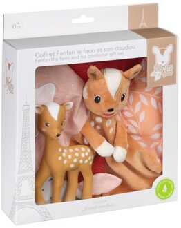 Sophie de Giraf Hertje FanFan giftset met knuffeldoekje