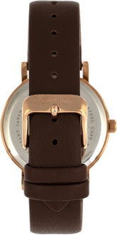 Sophie en Freda Budapest horloge met leren band Bruin