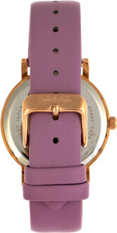 Sophie en Freda Budapest horloge met leren band Roze