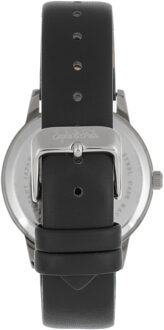 Sophie en Freda San Diego lederen band horloge Zwart