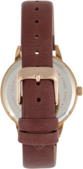Sophie en Freda Vancouver lederen band horloge Bruin