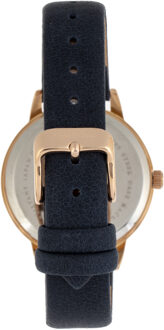 Sophie en Freda Vancouver lederen band horloge - maat Blauw