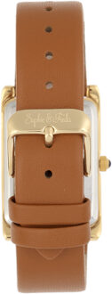 Sophie en Freda Wilmington horloge met leren band en Swarovski-kristallen Bruin - One Size