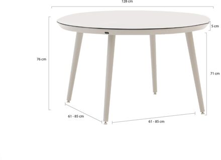 Sophie Studio Tuintafel Ø 128 cm Wit