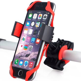 Soporte De Móvil Para Bicicleta Pinza Con Gomas Elásticas Para Fijar Smartphone En El Manillar De La Bici