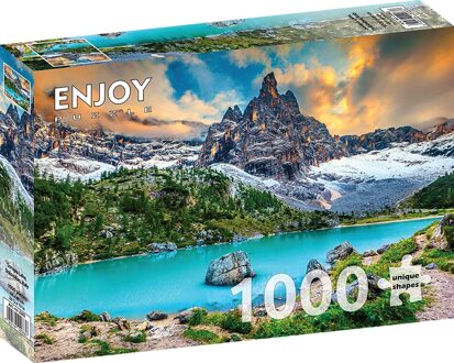 Sorapis Lake Dolomites - Italy Puzzel (1000 stukjes)