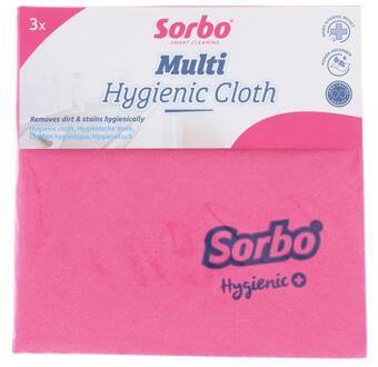 Sorbo Hygienic+ Huishouddoekjes Set A 3 Stuks roze