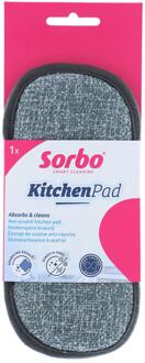 Sorbo Kitchen pad keukenspons krasvrij grijs