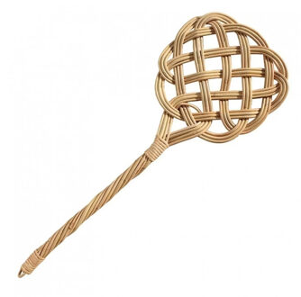 Sorbo Mattenklopper van hout - 73 x 26 cm - rotan